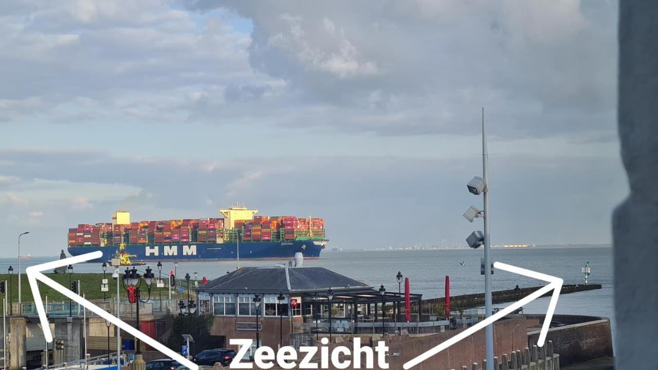 Appartement Havenzicht, Gelegen Aan Zee Met Zeezicht Влисинген Екстериор снимка